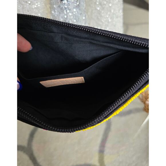 Kay Lee Colorful Glass Beaded Crossbody Bag New - Picture 2 of 4